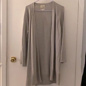 Aritzia grey cardigan size small